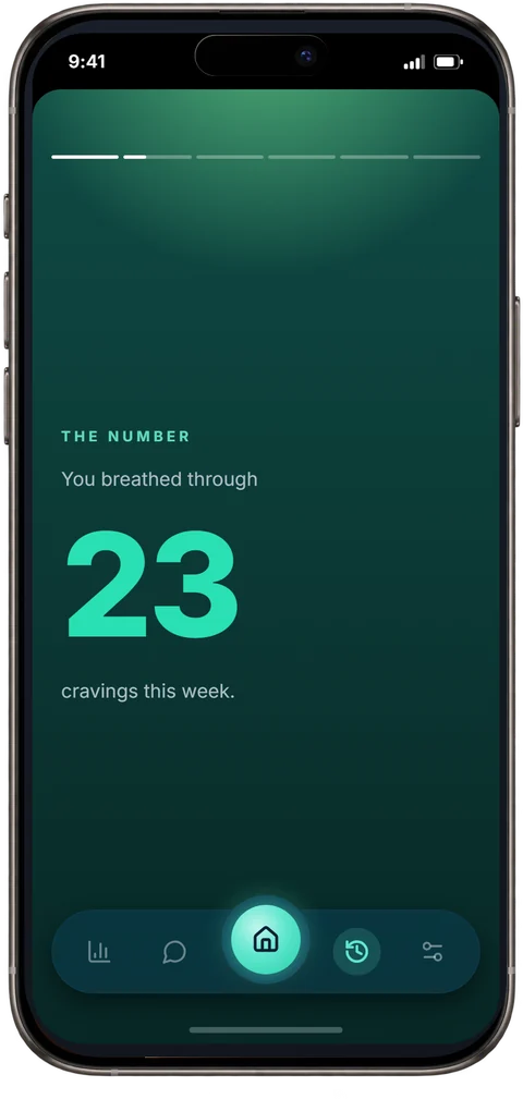 Rewind: you breathed through 23 cravings this week
